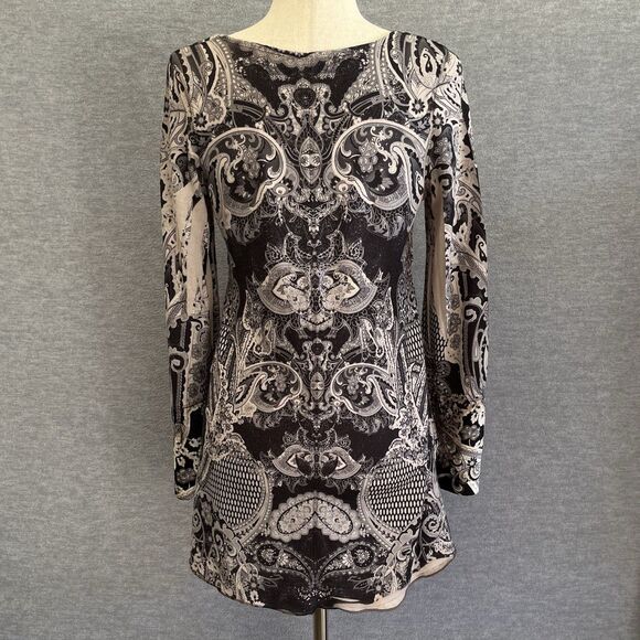 Live and Let Live Velvet Babydoll Tunic Top S Forest Fairy Whimsigoth Goblincore - Picture 4 of 12